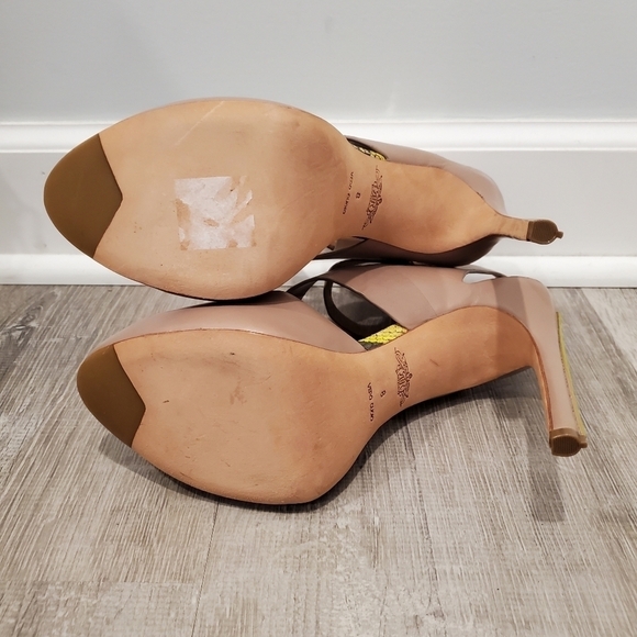 NEW Rachel Roy Devyn Snake-Print Strappy Sandal - Picture 7 of 8